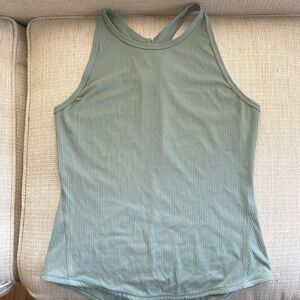 Sage free racer back top